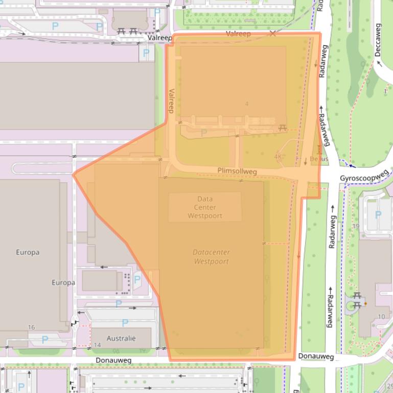 Kaart van postcodegebied 1042AS.