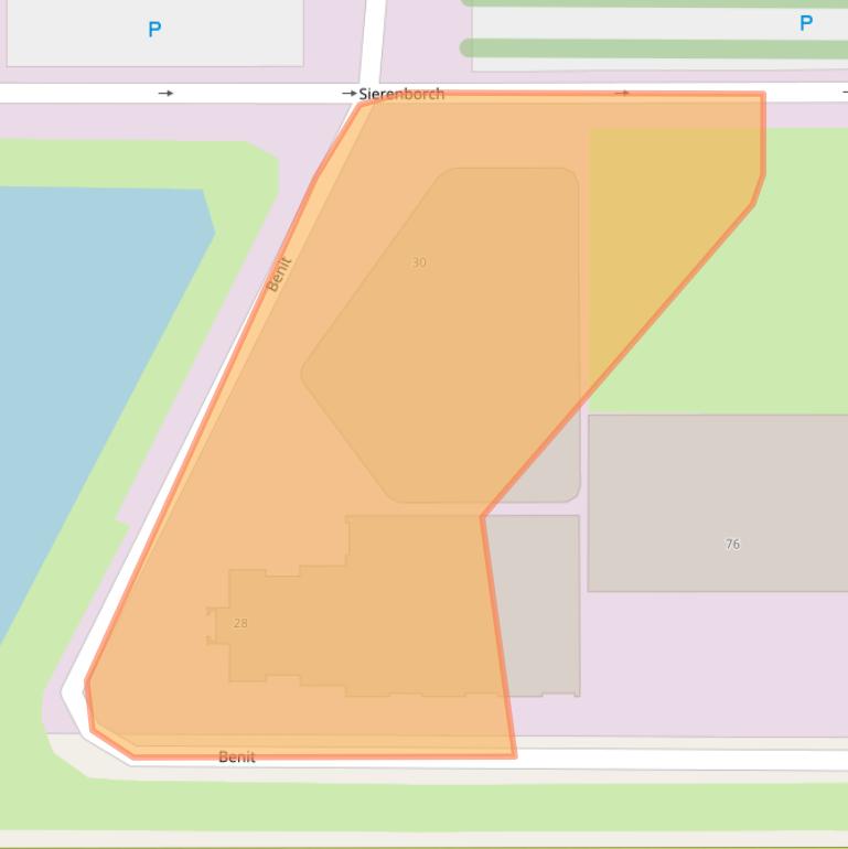 Kaart van postcodegebied 1043BB.