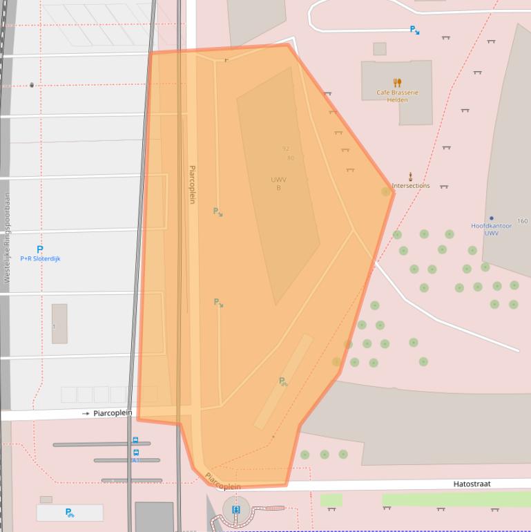Kaart van postcodegebied 1043DK.