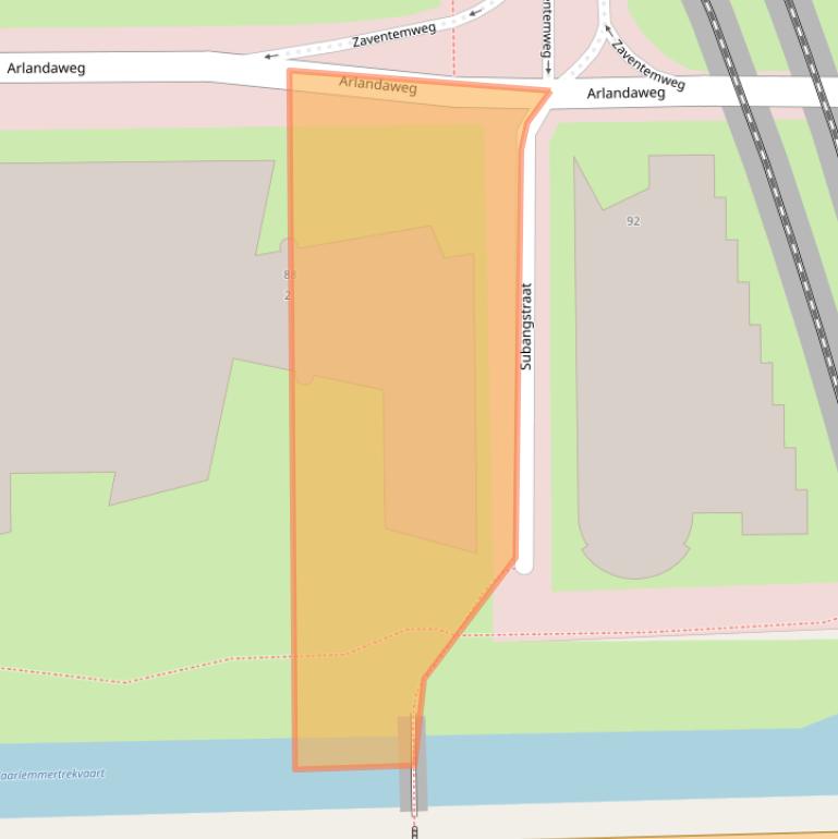 Kaart van postcodegebied 1043EZ.