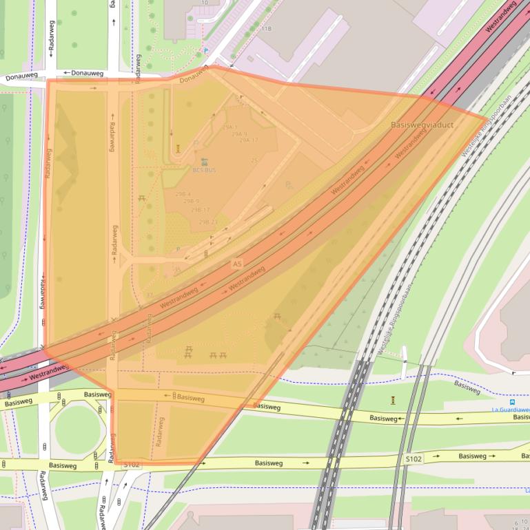 Kaart van postcodegebied 1043NX.
