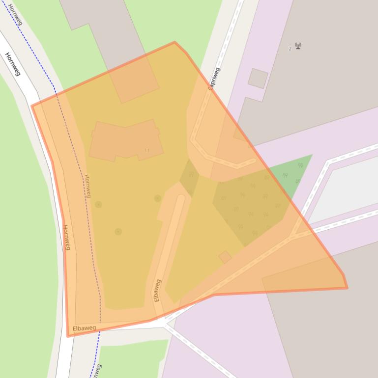 Kaart van postcodegebied 1044AK.