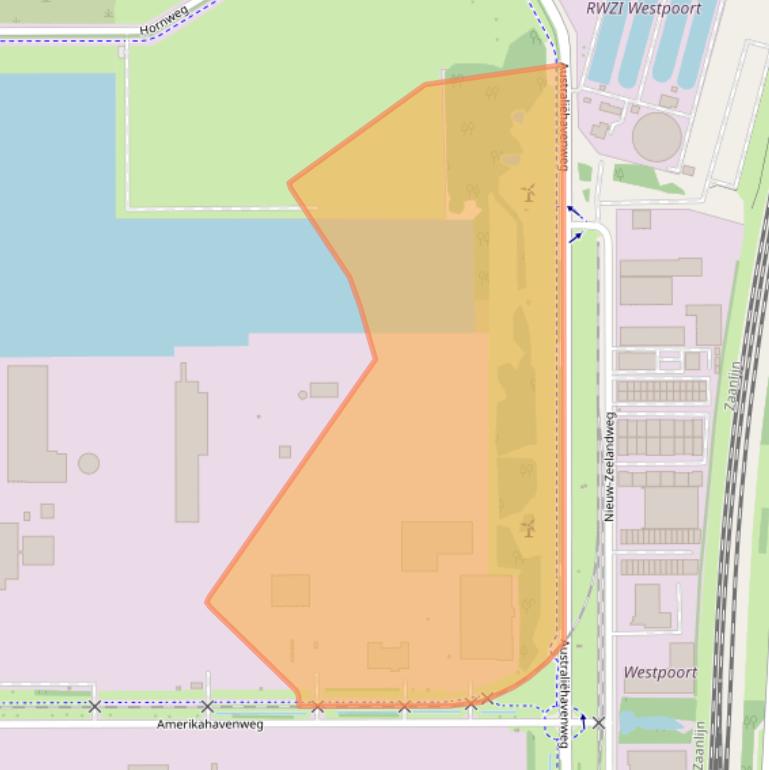 Kaart van postcodegebied 1045AG.