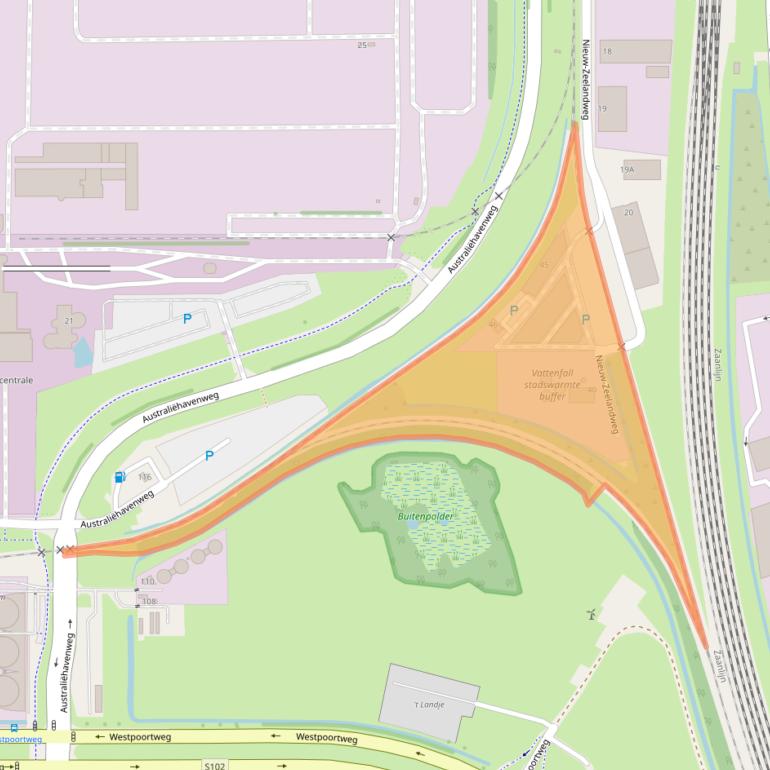 Kaart van postcodegebied 1045AM.