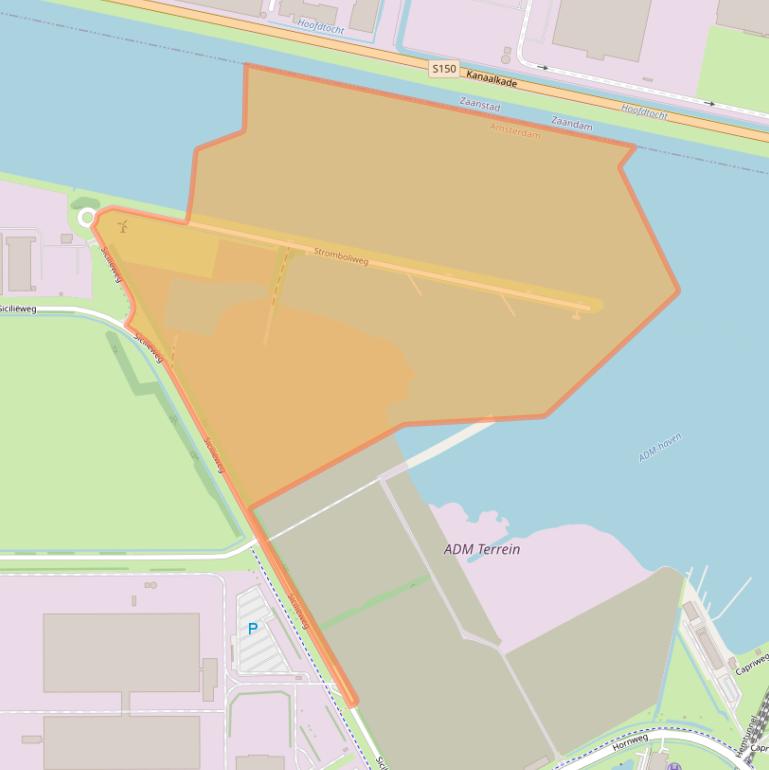 Kaart van postcodegebied 1045AP.