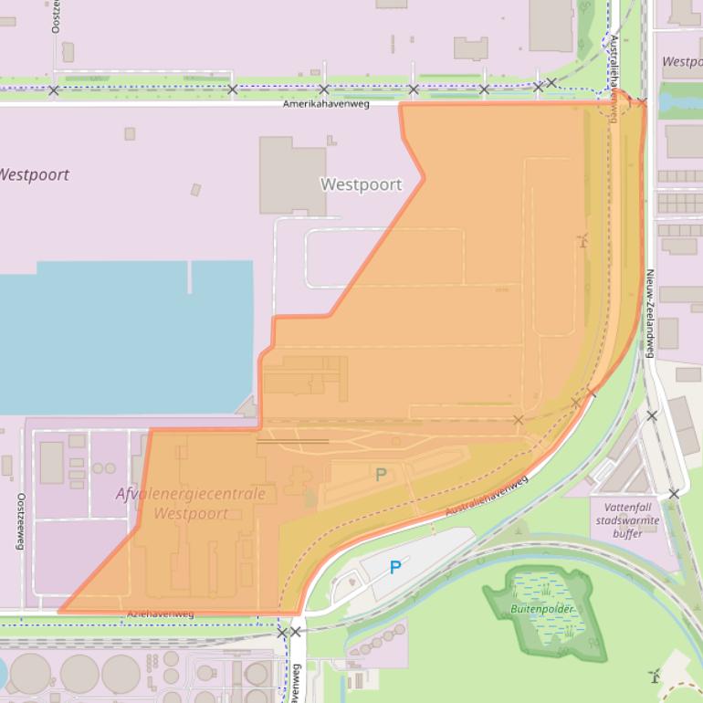 Kaart van postcodegebied 1045BA.