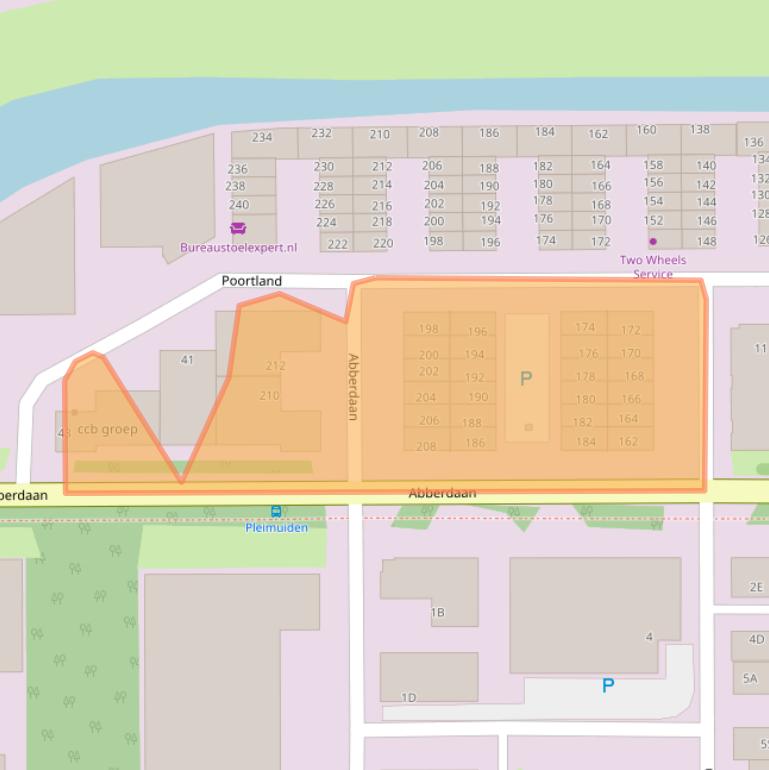 Kaart van postcodegebied 1046AB.