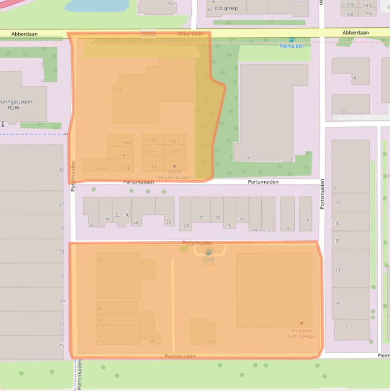 Kaart van postcodegebied 1046AM.