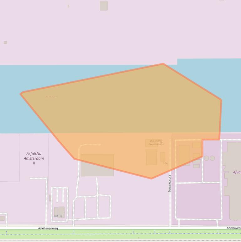 Kaart van postcodegebied 1046BJ.