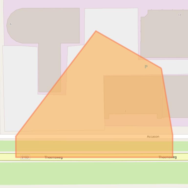 Kaart van postcodegebied 1046CG.