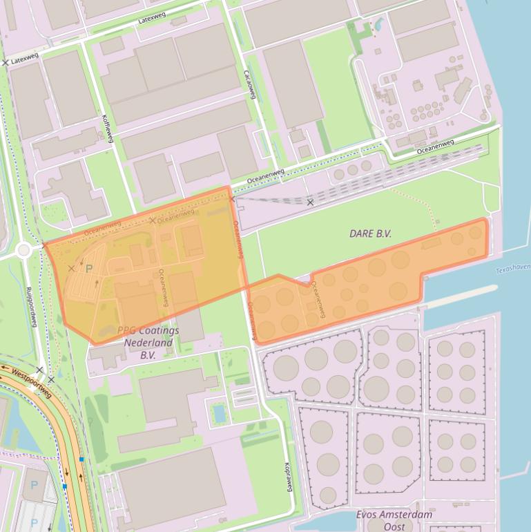 Kaart van postcodegebied 1047BB.