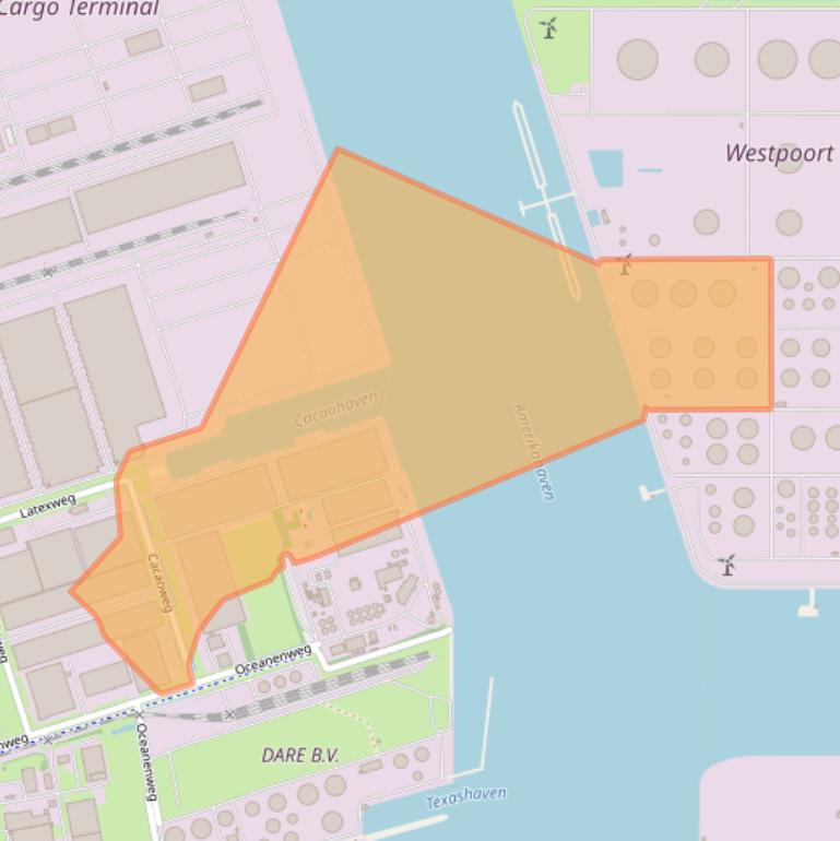 Kaart van postcodegebied 1047BE.