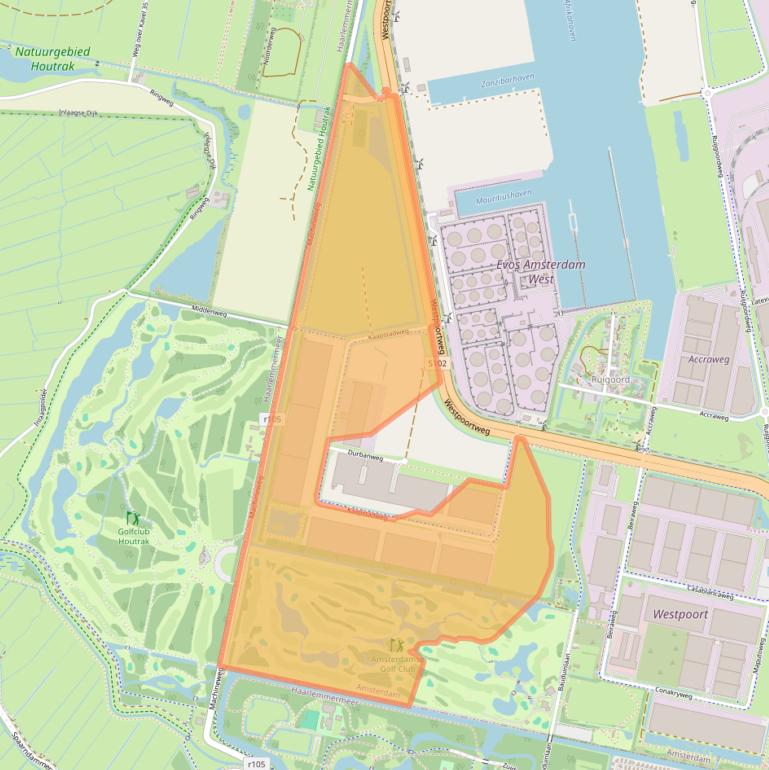 Kaart van postcodegebied 1047HG.