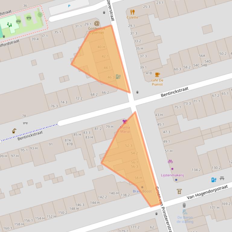 Kaart van postcodegebied 1051EN.