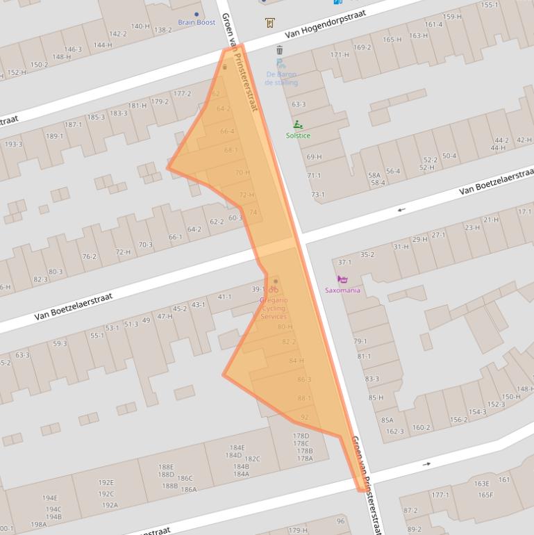 Kaart van postcodegebied 1051EP.