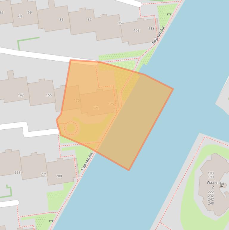 Kaart van postcodegebied 1051LZ.