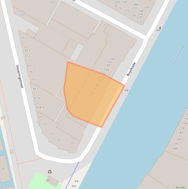 Kaart van postcodegebied 1051MD.