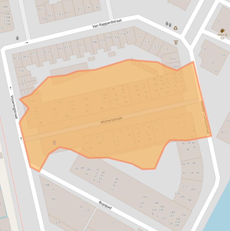 Kaart van postcodegebied 1051ML.