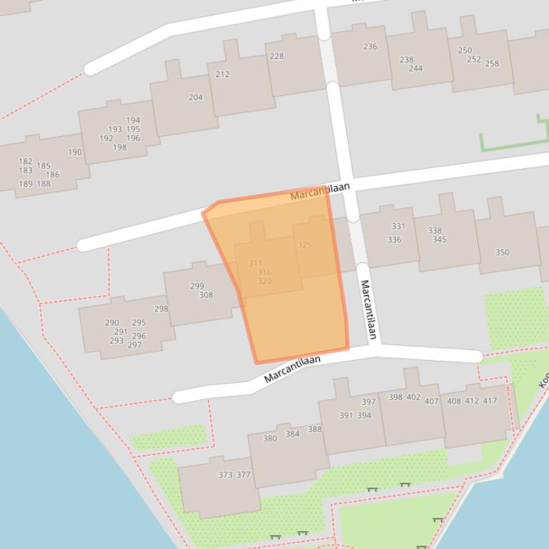 Kaart van postcodegebied 1051NG.