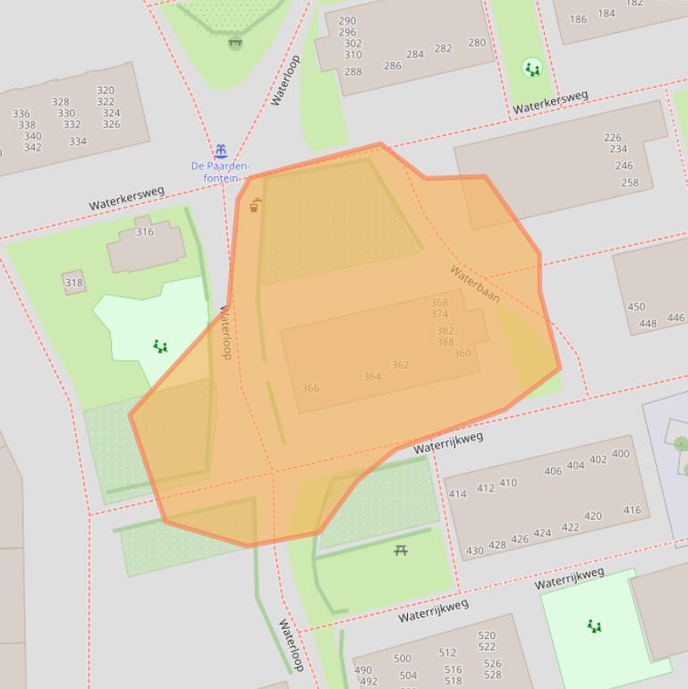 Kaart van postcodegebied 1051PM.