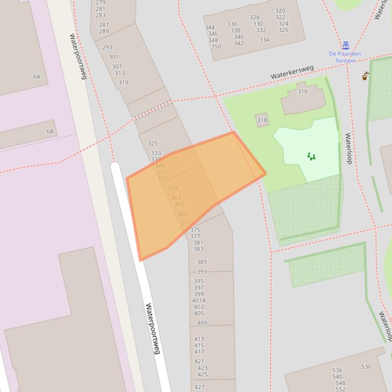 Kaart van postcodegebied 1051PW.