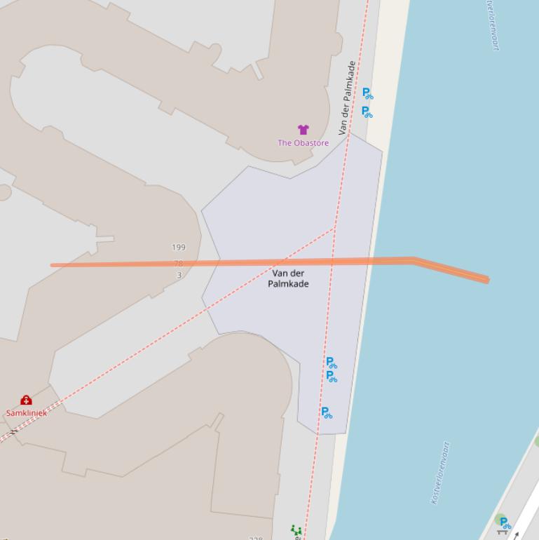 Kaart van postcodegebied 1051RH.