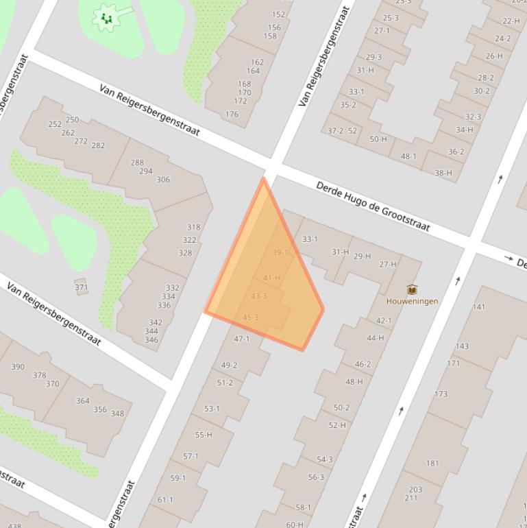 Kaart van postcodegebied 1052SP.