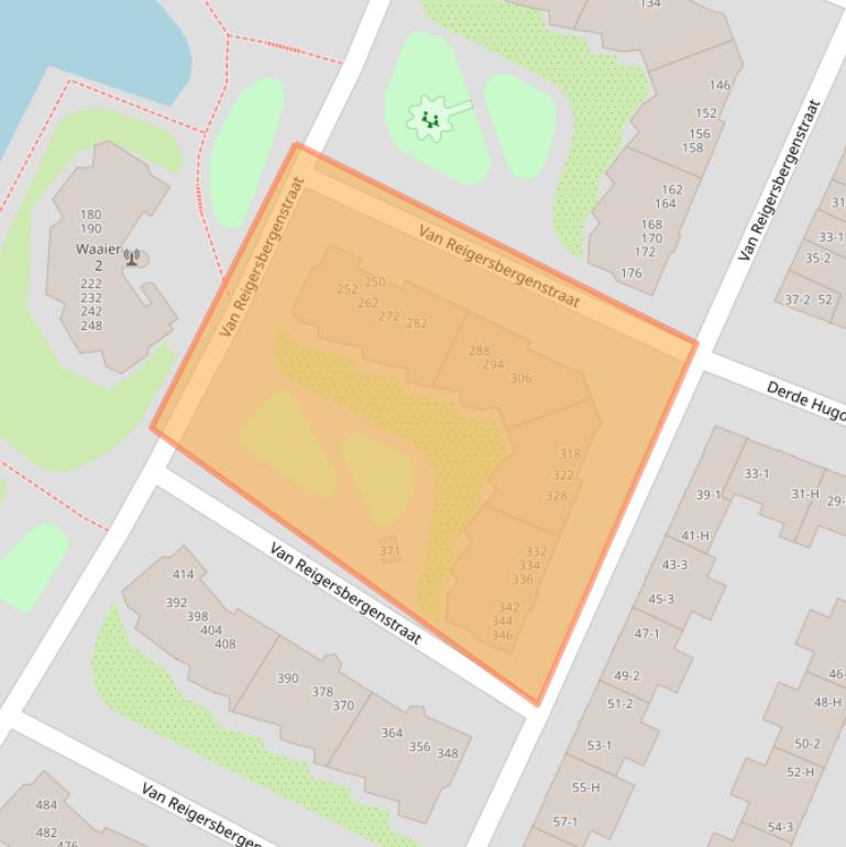 Kaart van postcodegebied 1052WT.