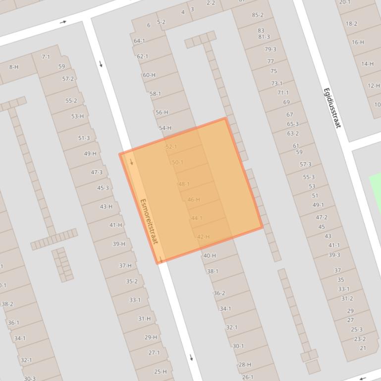 Kaart van postcodegebied 1055CH.