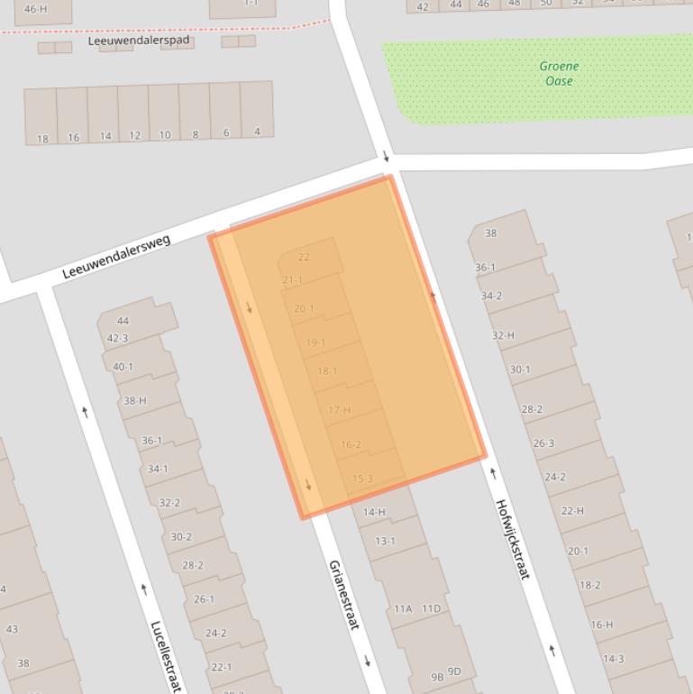 Kaart van postcodegebied 1055GA.