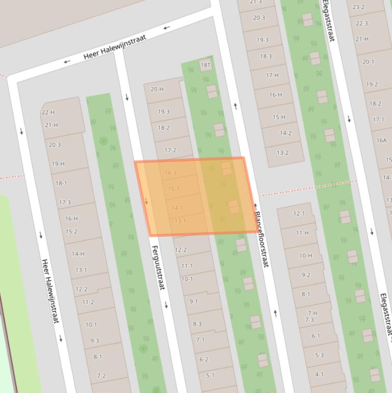 Kaart van postcodegebied 1055SX.