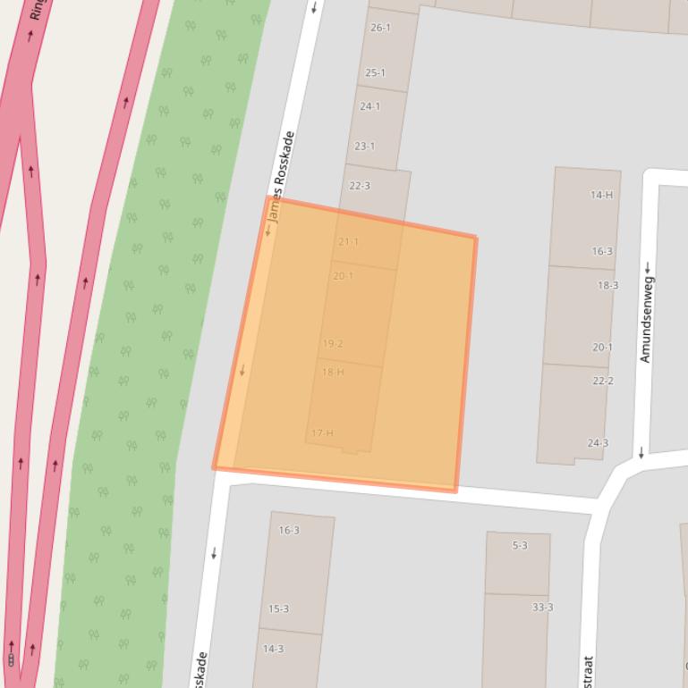 Kaart van postcodegebied 1056AG.