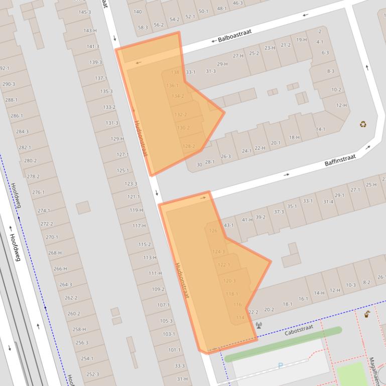 Kaart van postcodegebied 1057SR.