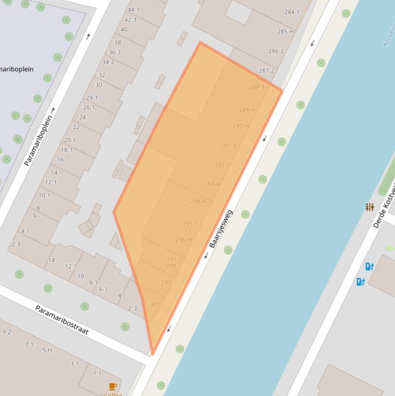 Kaart van postcodegebied 1058AG.