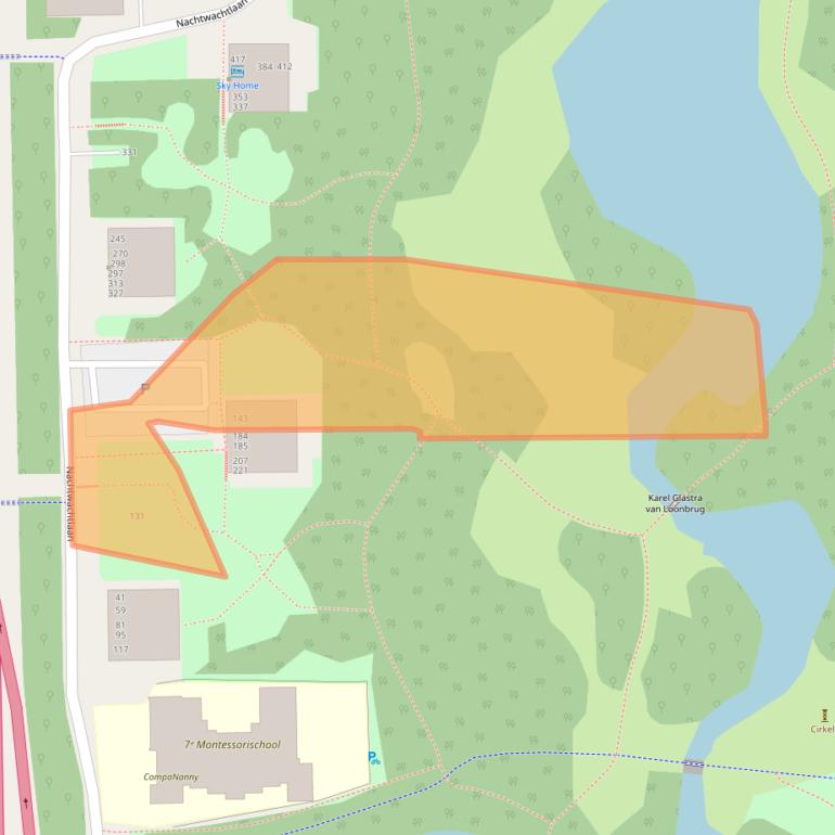 Kaart van postcodegebied 1058EE.