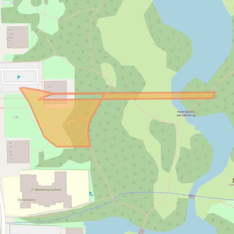 Kaart van postcodegebied 1058EH.