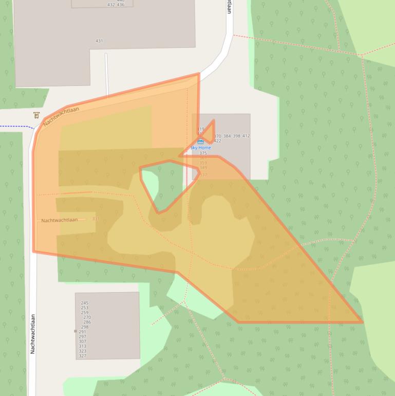 Kaart van postcodegebied 1058EM.