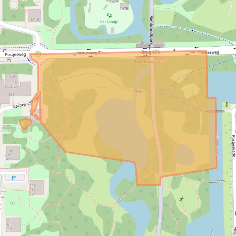 Kaart van postcodegebied 1058EP.