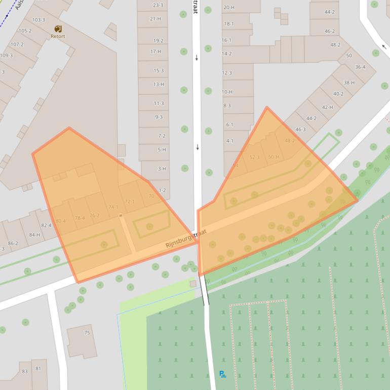 Kaart van postcodegebied 1059AX.