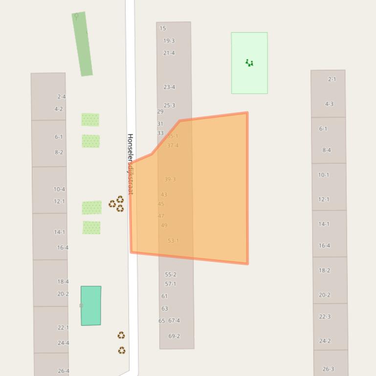 Kaart van postcodegebied 1059EZ.