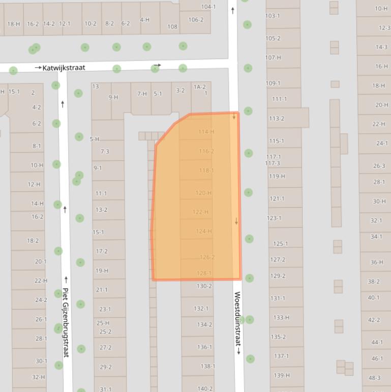 Kaart van postcodegebied 1059SX.