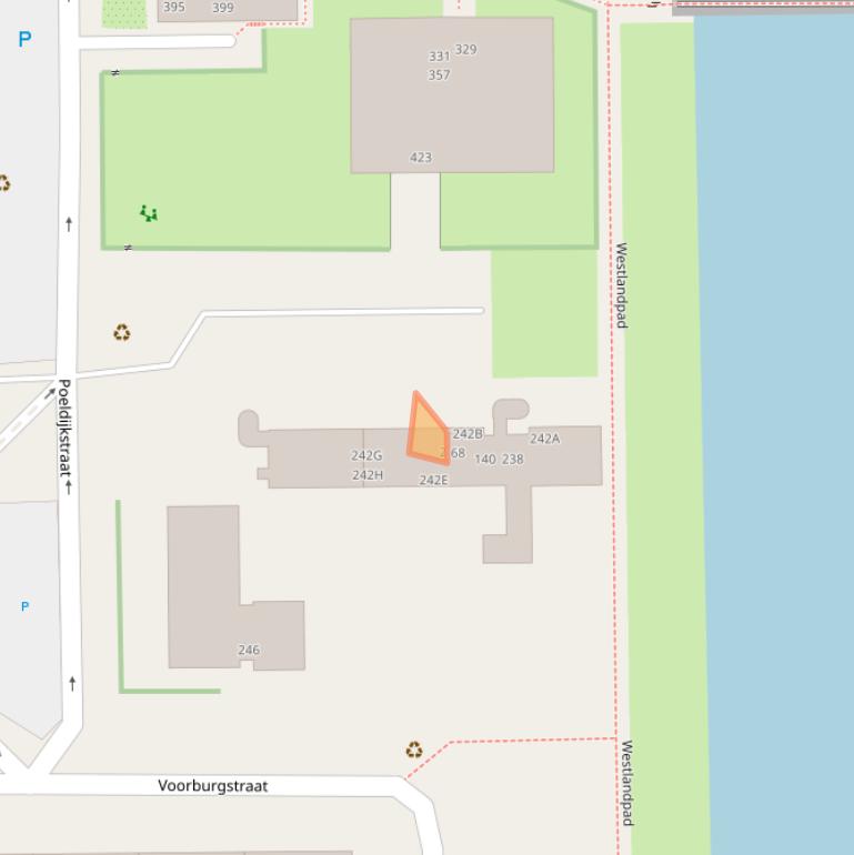 Kaart van postcodegebied 1059TX.