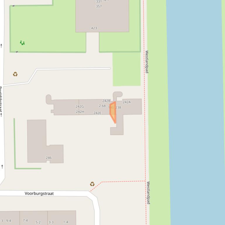 Kaart van postcodegebied 1059VC.