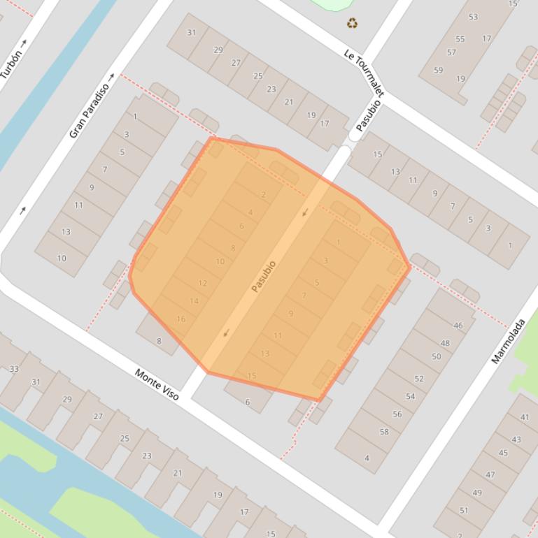 Kaart van postcodegebied 1060PD.