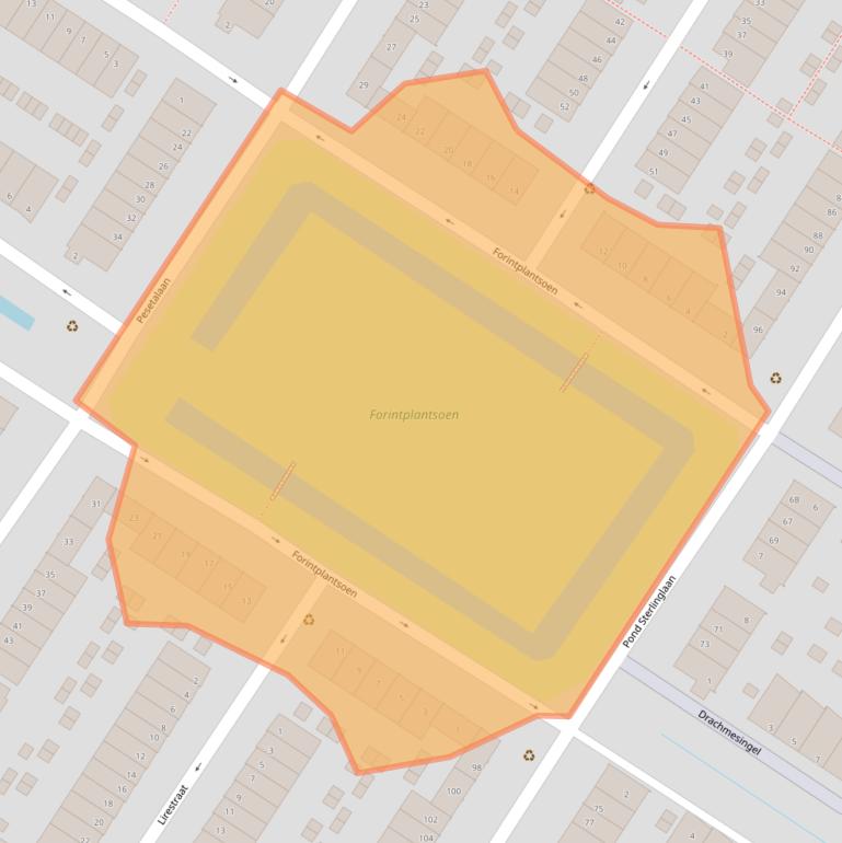 Kaart van postcodegebied 1060SK.