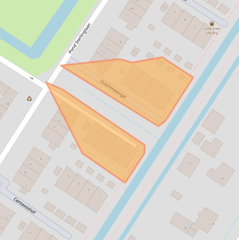 Kaart van postcodegebied 1060SP.