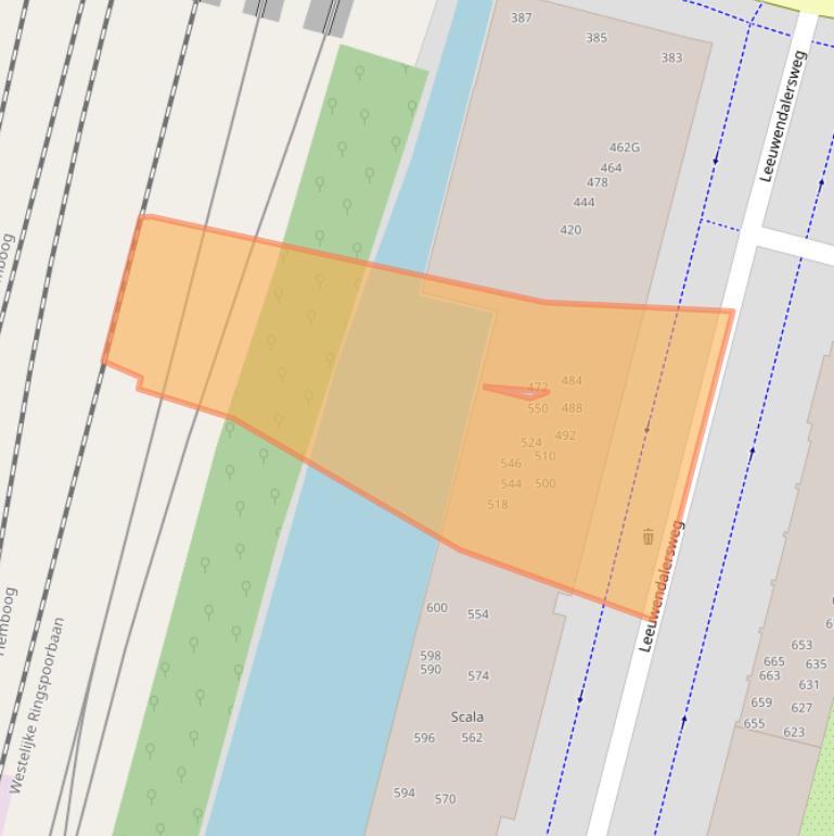 Kaart van postcodegebied 1061BG.