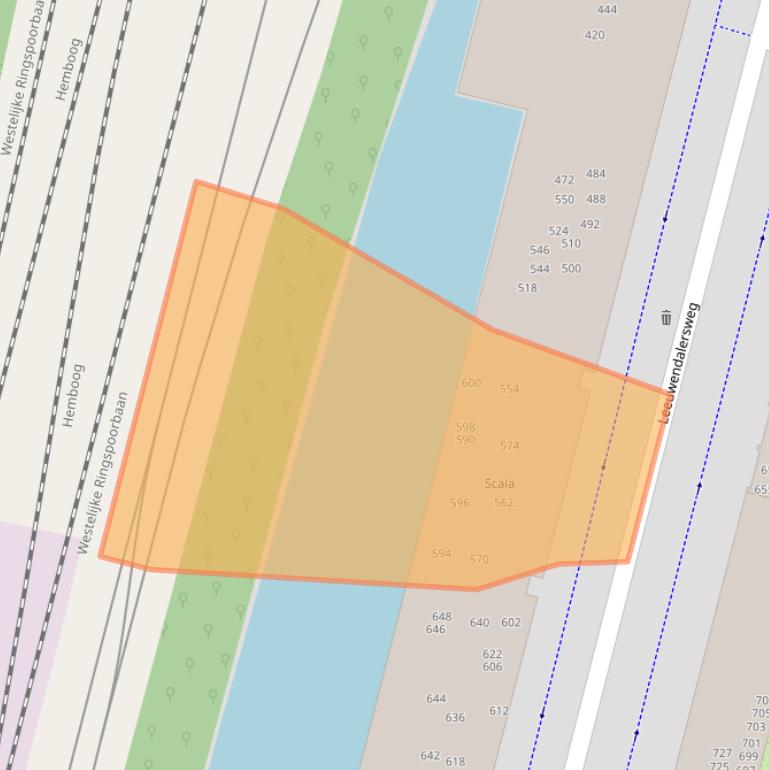 Kaart van postcodegebied 1061BH.