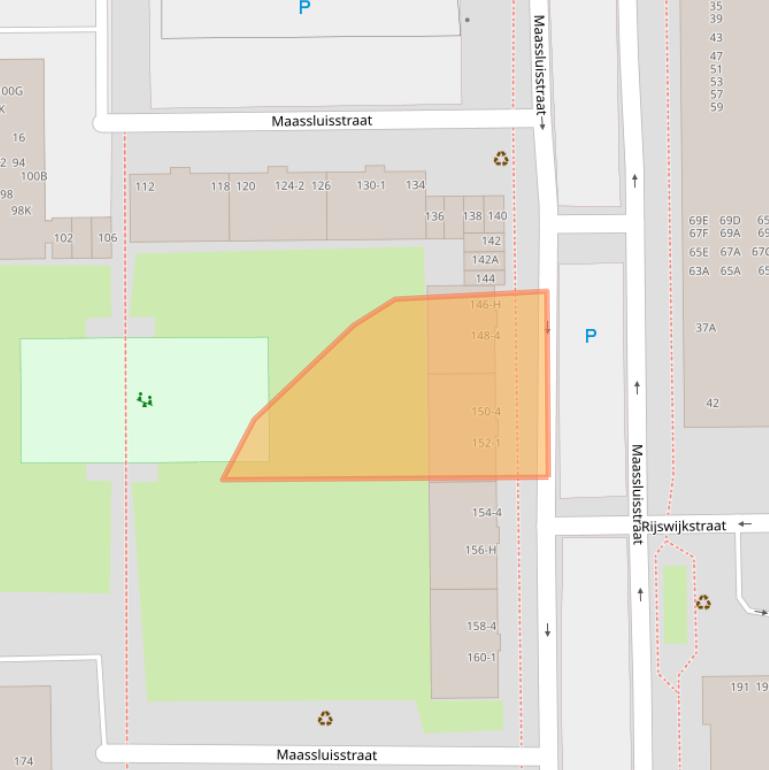 Kaart van postcodegebied 1062GH.