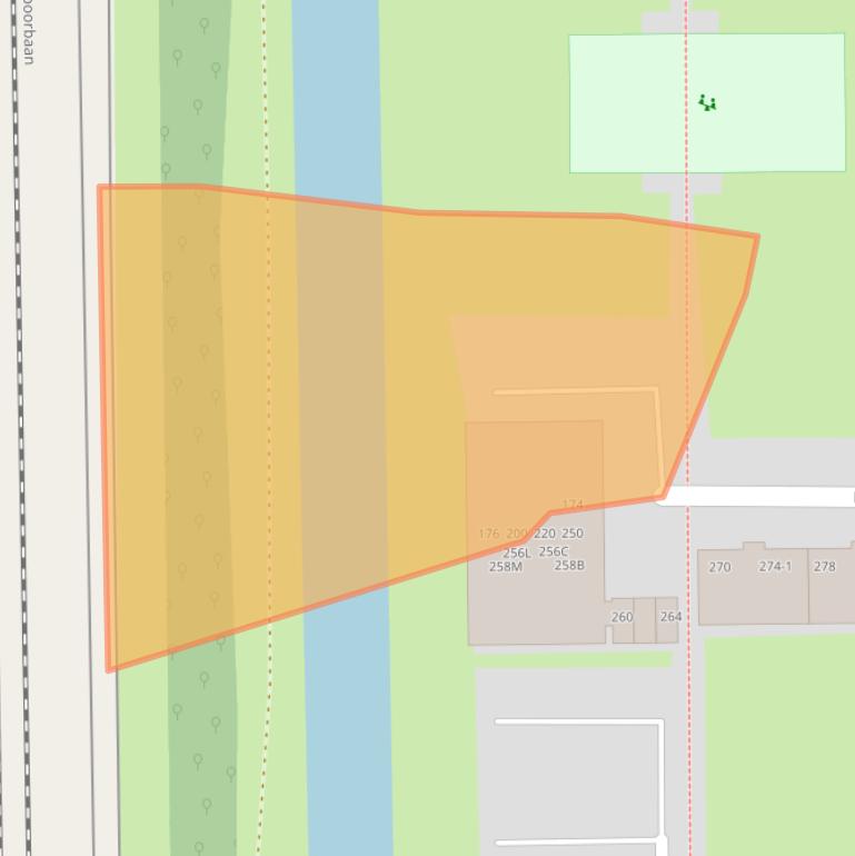Kaart van postcodegebied 1062GK.